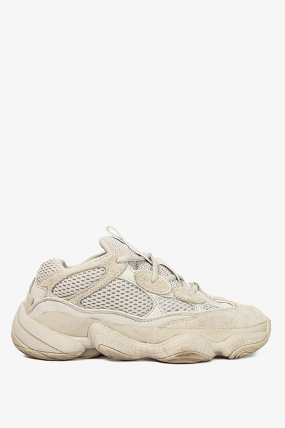 Adidas Yeezy 500 "Blush" Suede & Mesh Sneakers