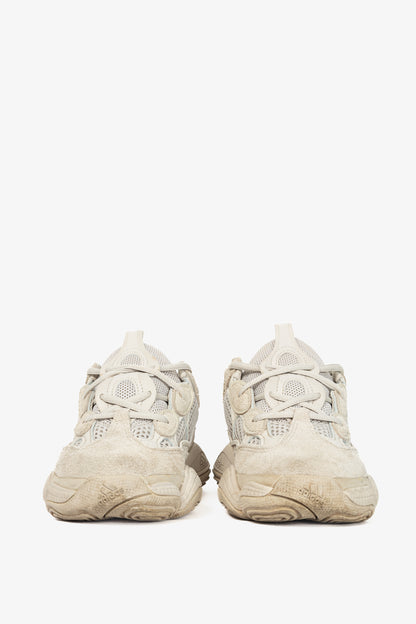 Adidas Yeezy 500 "Blush" Suede & Mesh Sneakers