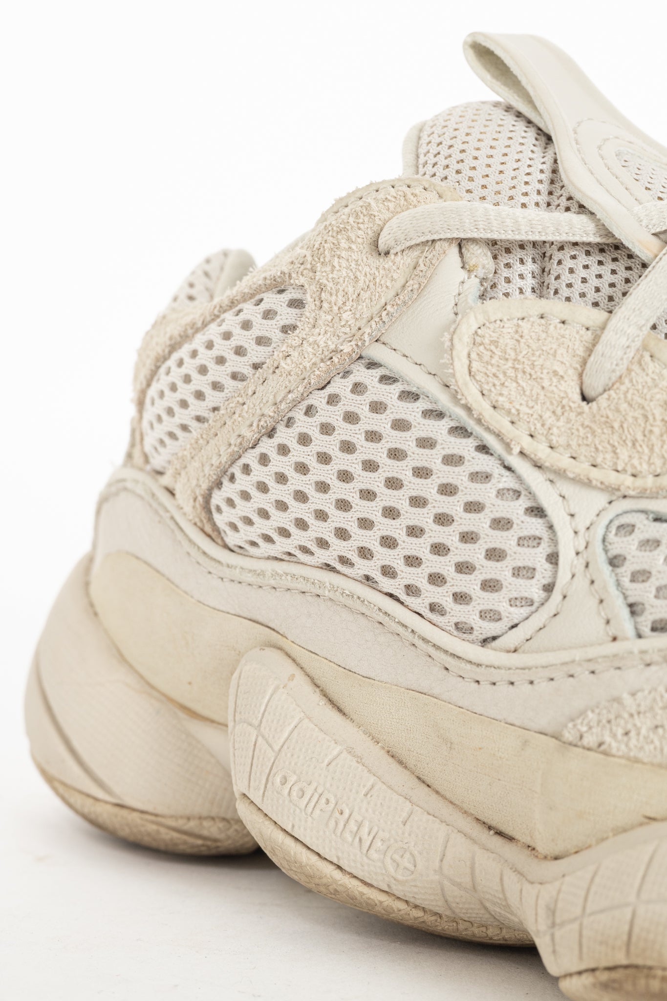 Adidas Yeezy 500 "Blush" Suede & Mesh Sneakers