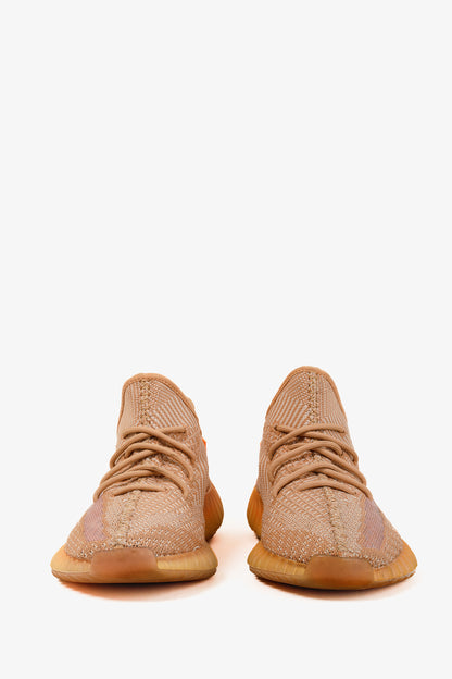 adidas Yeezy Boost 350 v2 Clay Lace-Up Sneakers