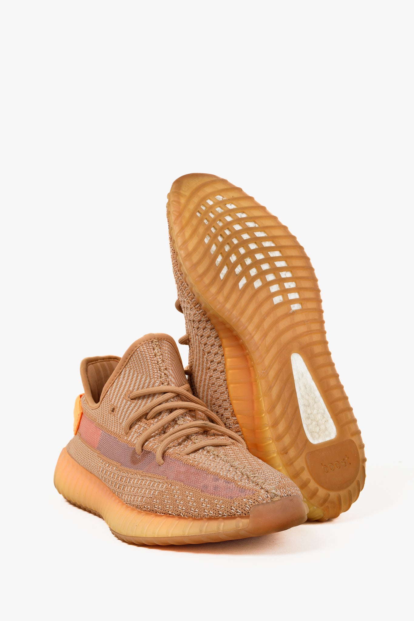 adidas Yeezy Boost 350 v2 Clay Lace-Up Sneakers