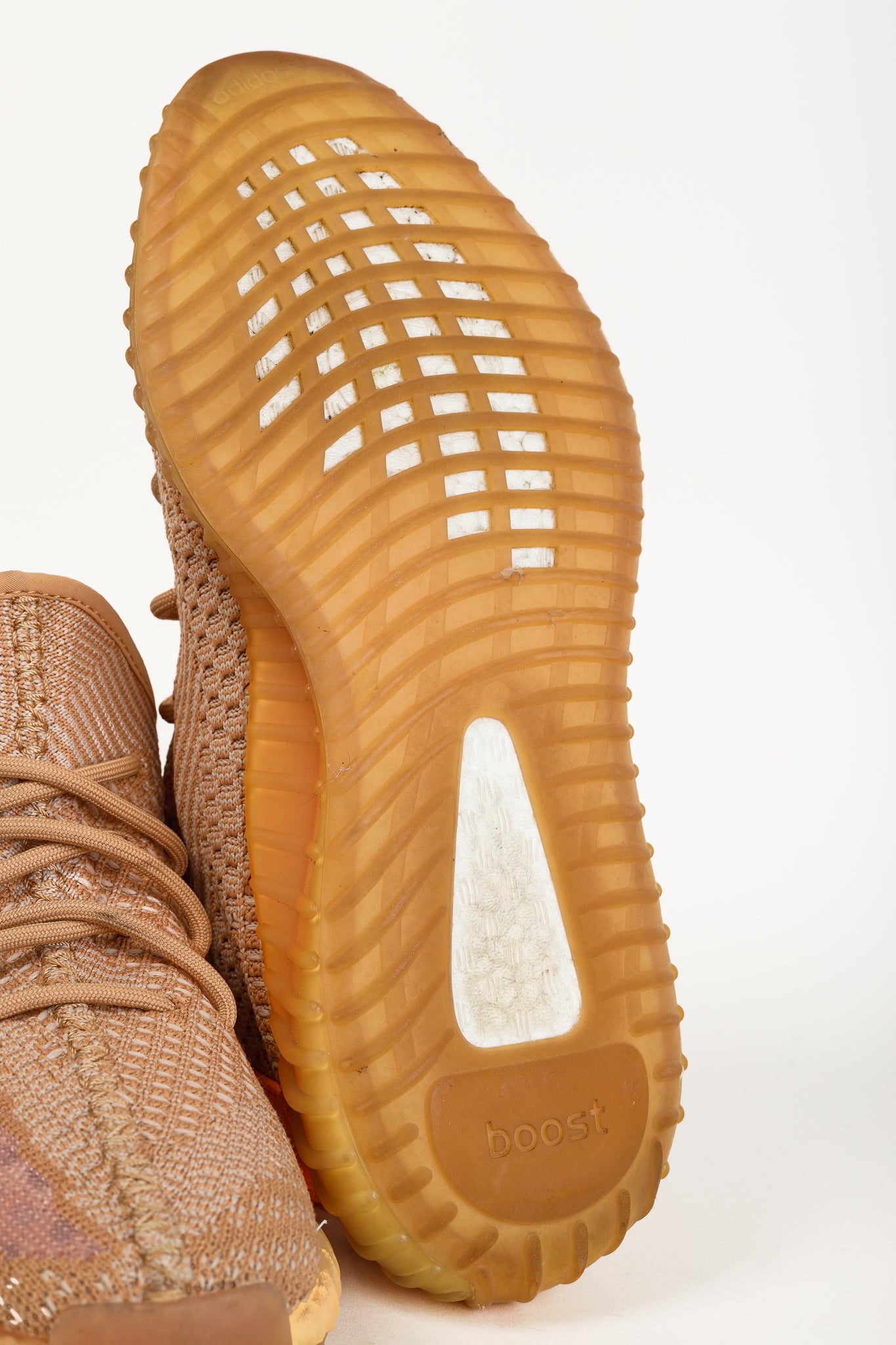 adidas Yeezy Boost 350 v2 Clay Lace-Up Sneakers