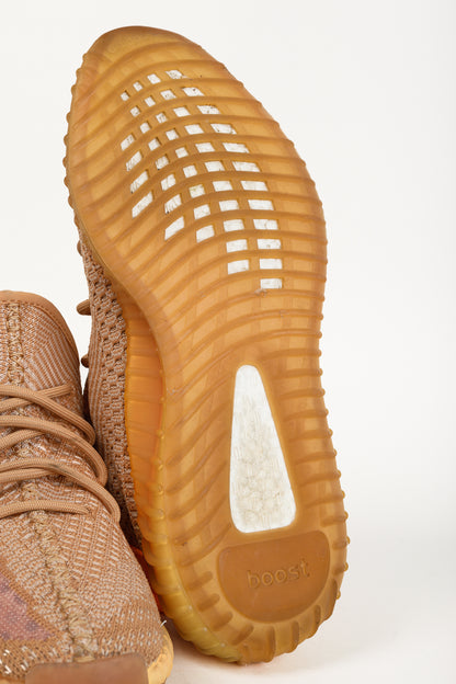 adidas Yeezy Boost 350 v2 Clay Lace-Up Sneakers