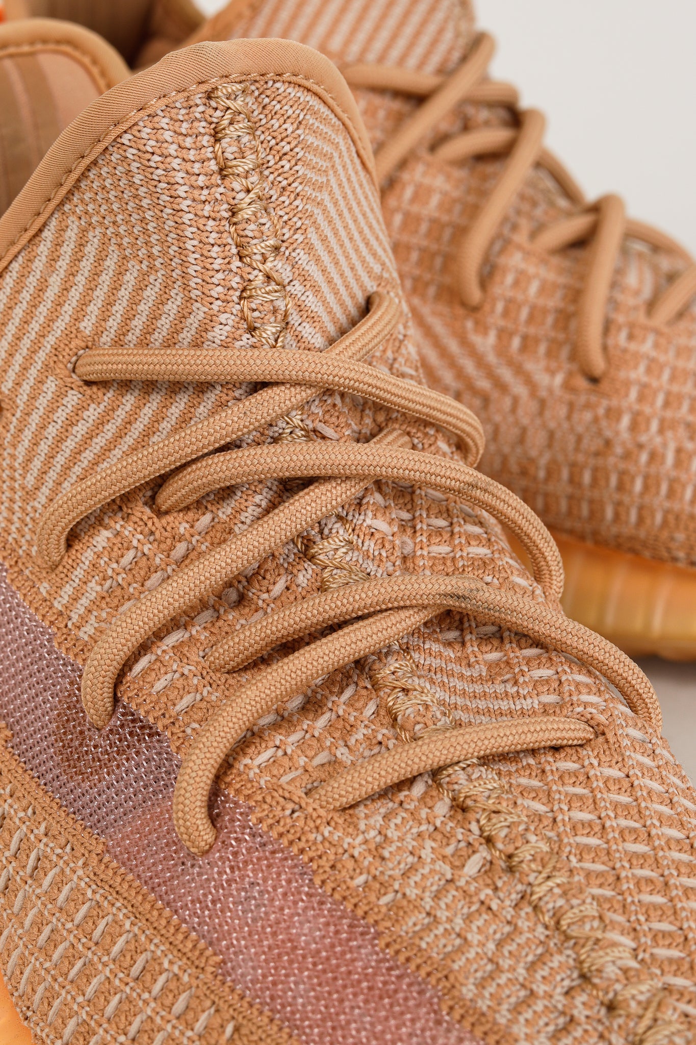 adidas Yeezy Boost 350 v2 Clay Lace-Up Sneakers