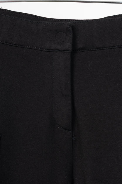 Akris Punto Black Ponte Pintuck-Seam Slim Pants