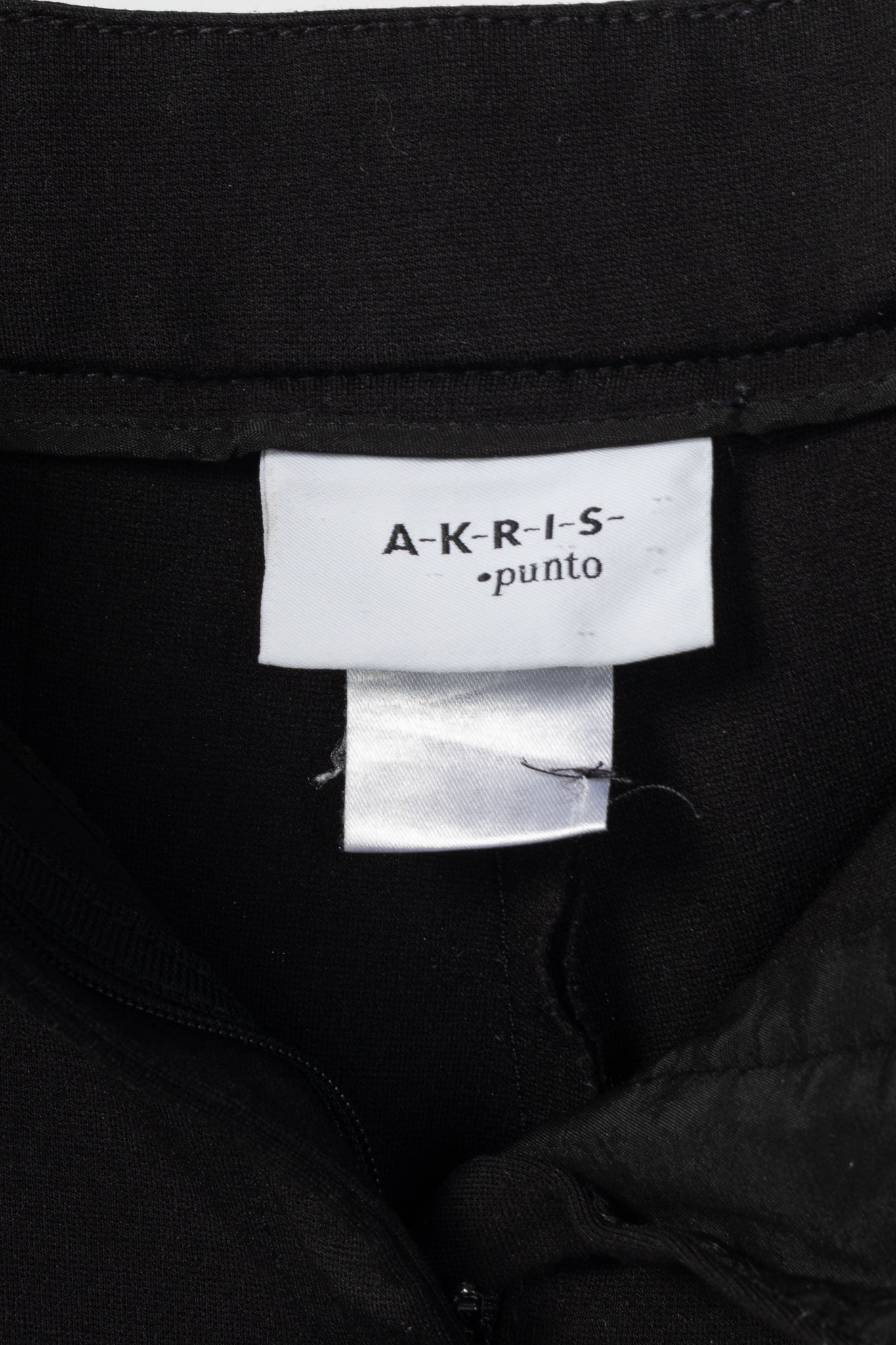 Akris Punto Black Ponte Pintuck-Seam Slim Pants