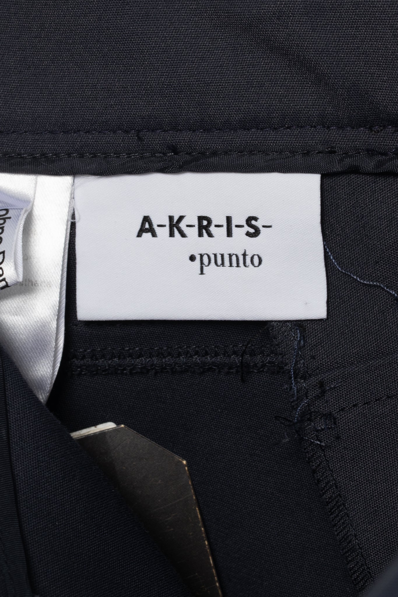Akris Punto Navy Cotton-Twill Ankle-Length Trousers