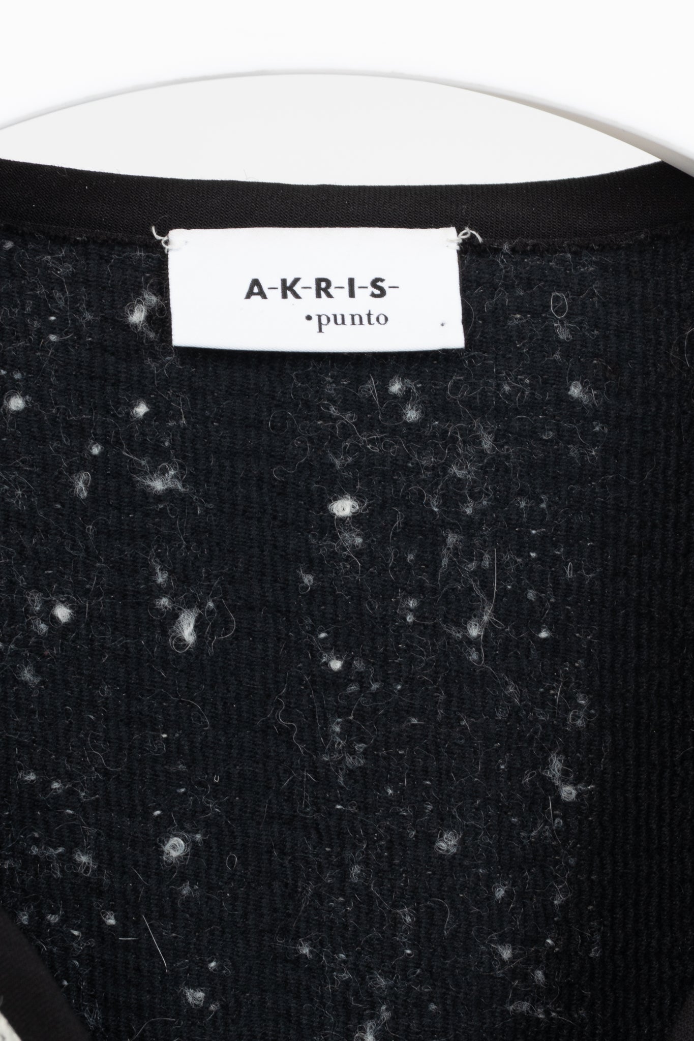 Akris Punto White & Black Striped Cotton Boucle-Tweed Jacket