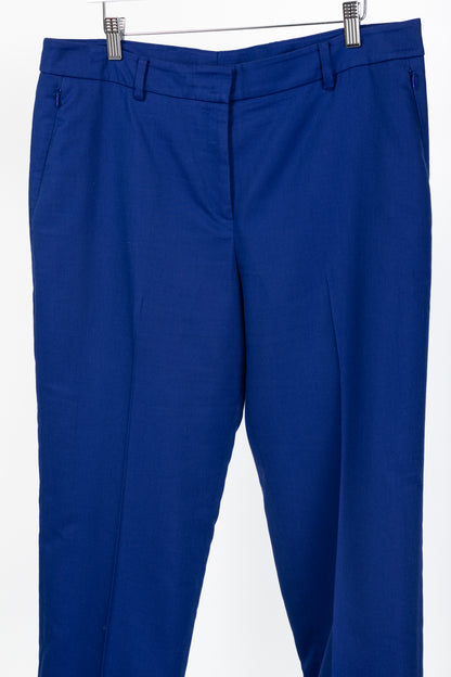 Akris 100 Years Ink Cotton & Silk Double Face Trousers