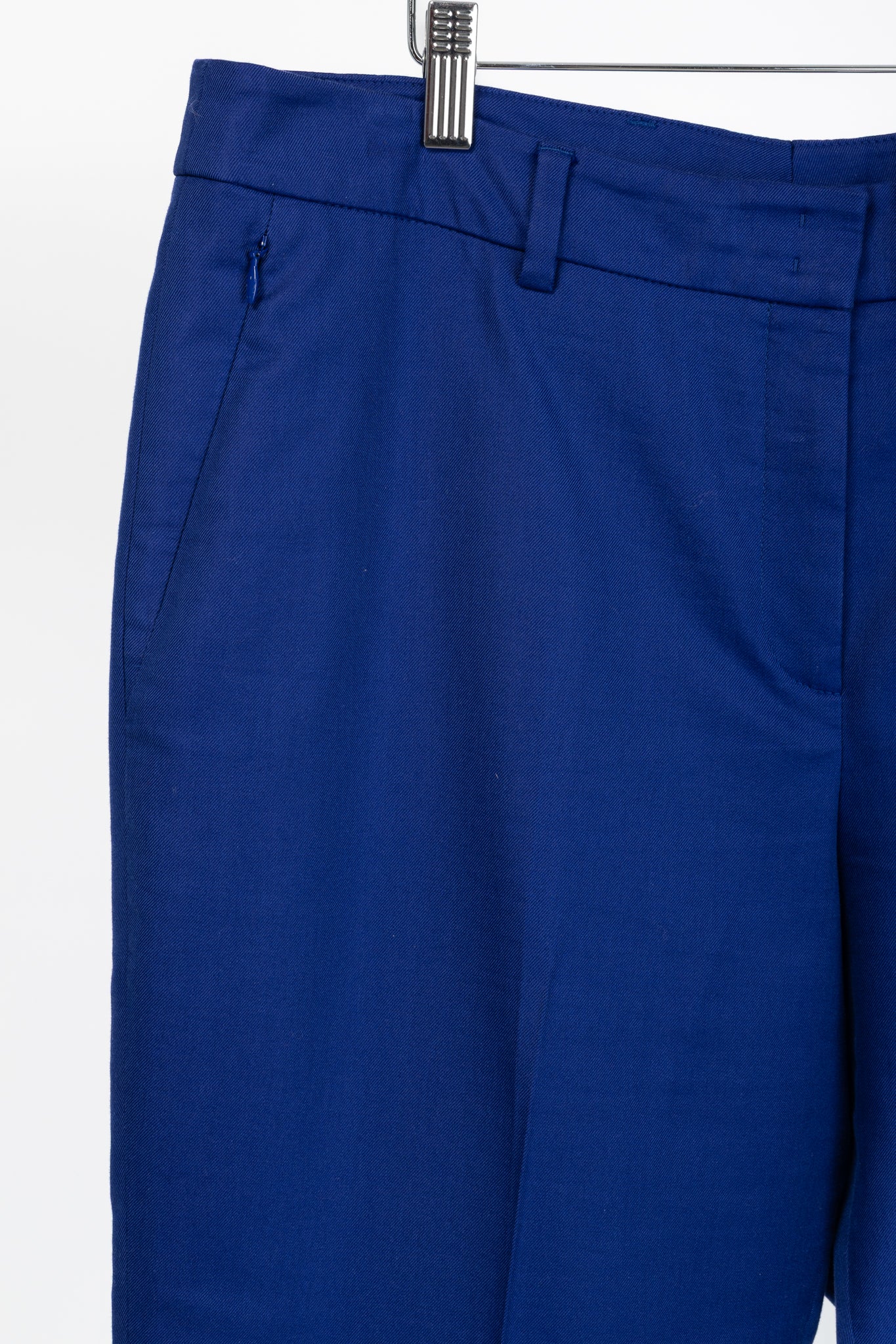 Akris 100 Years Ink Cotton & Silk Double Face Trousers