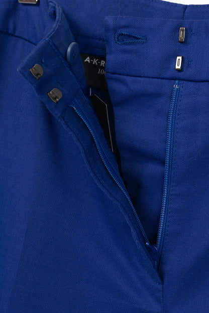 Akris 100 Years Ink Cotton & Silk Double Face Trousers