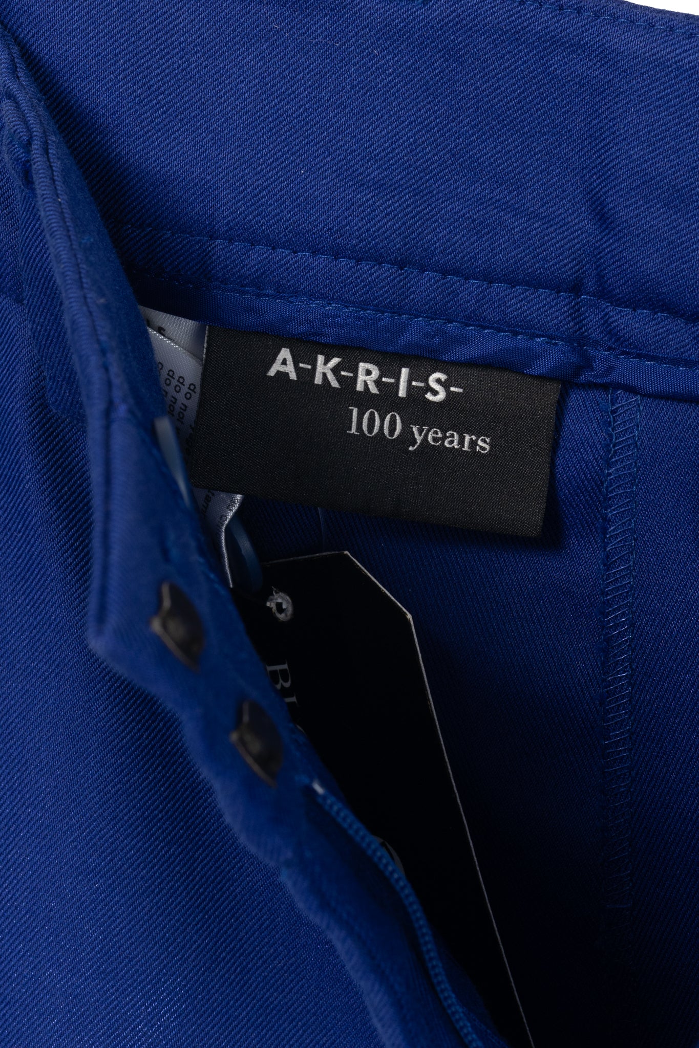 Akris 100 Years Ink Cotton & Silk Double Face Trousers