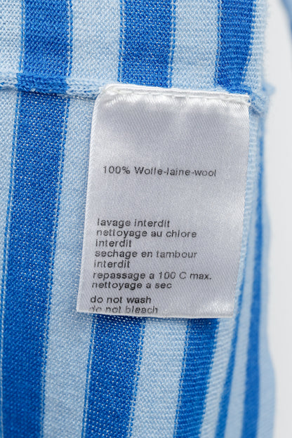 Akris Punto Blue Striped Wool Sweater