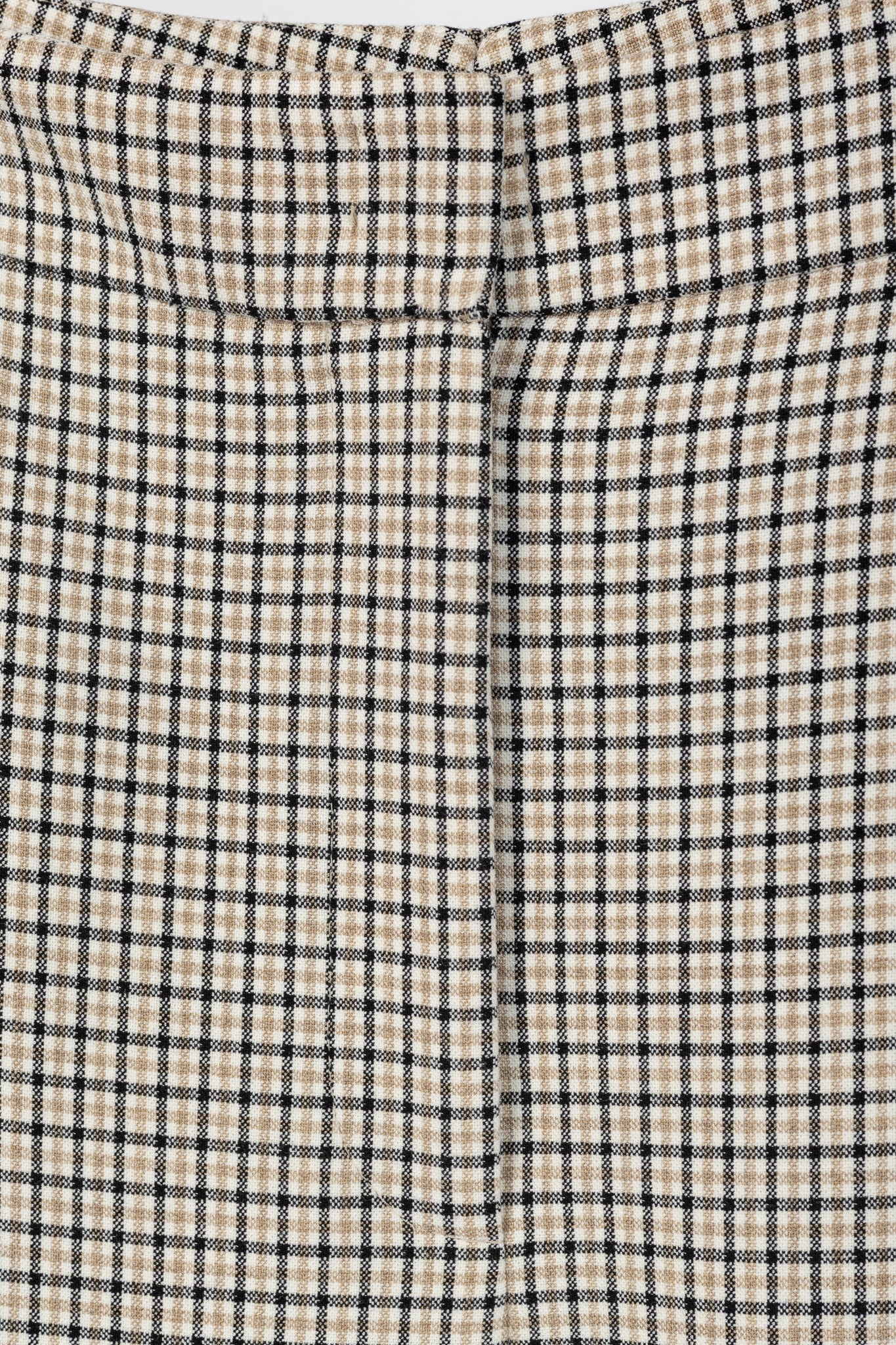 Akris Punto Beige Plaid Bootcut Trousers