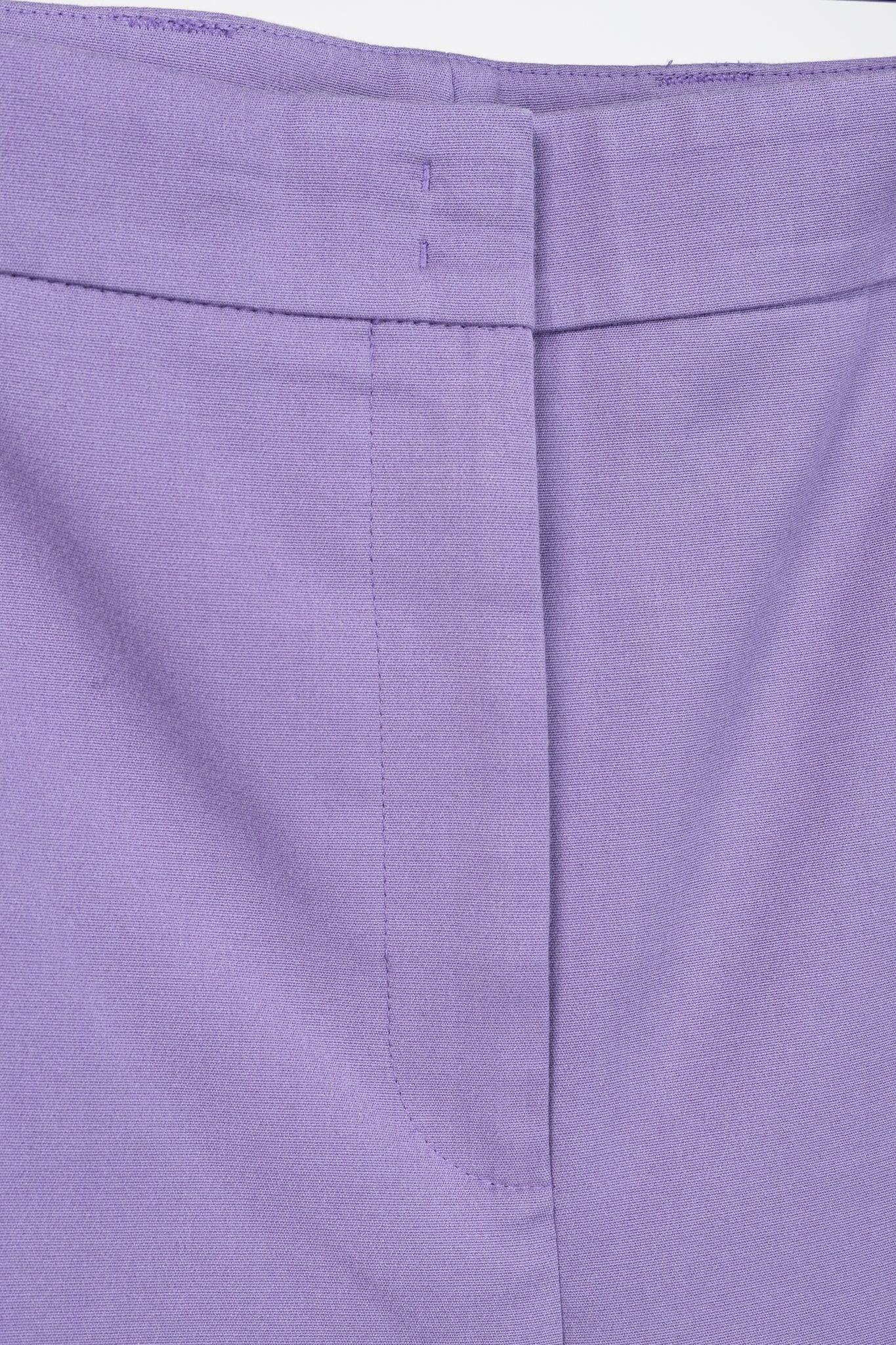 Akris Maxima Lavender Cotton & Silk Cropped Straight-Leg Pants