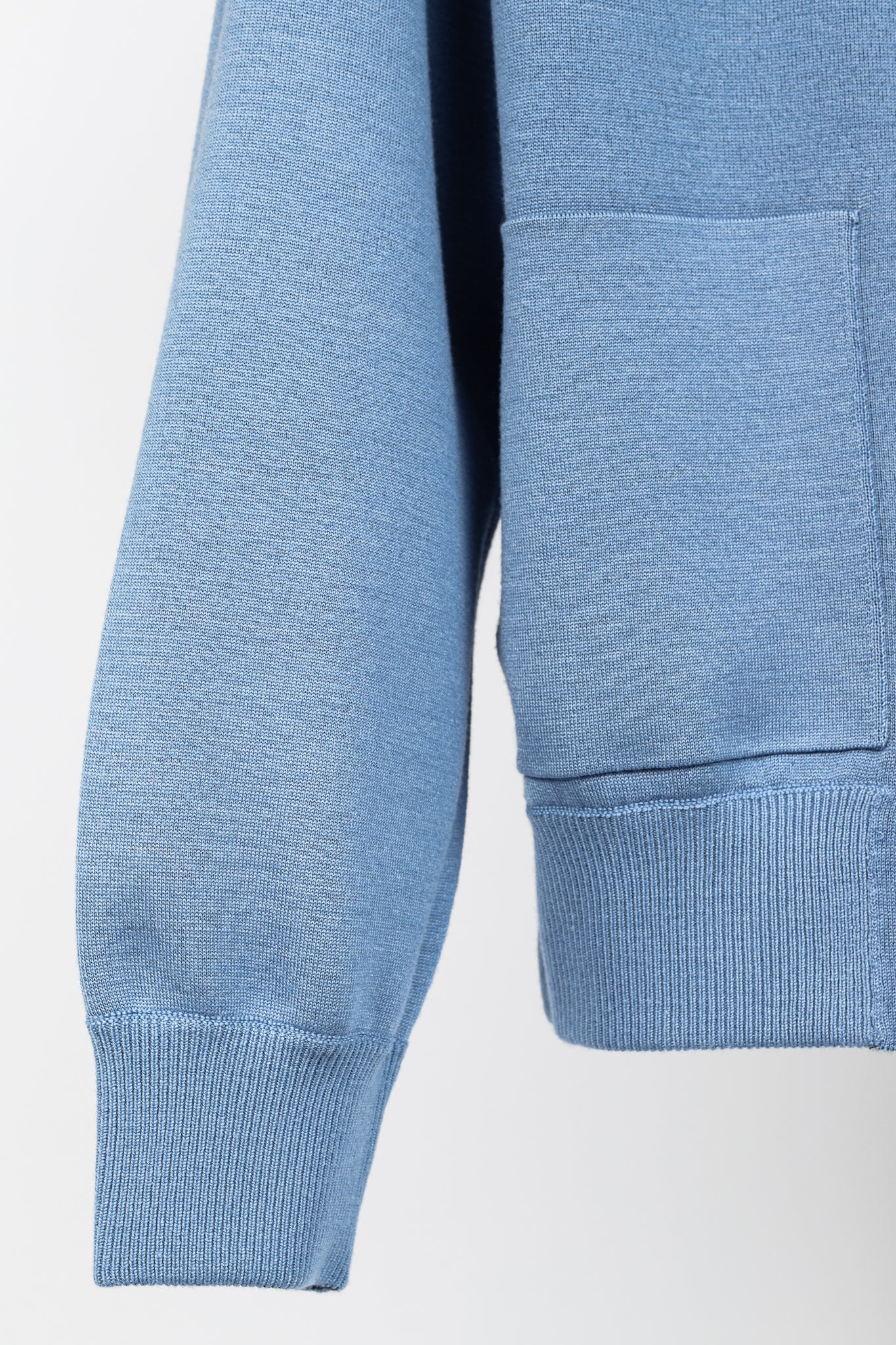 Akris 100 Years Reversible Navy & Light Blue Wool-Blend Zip Jacket