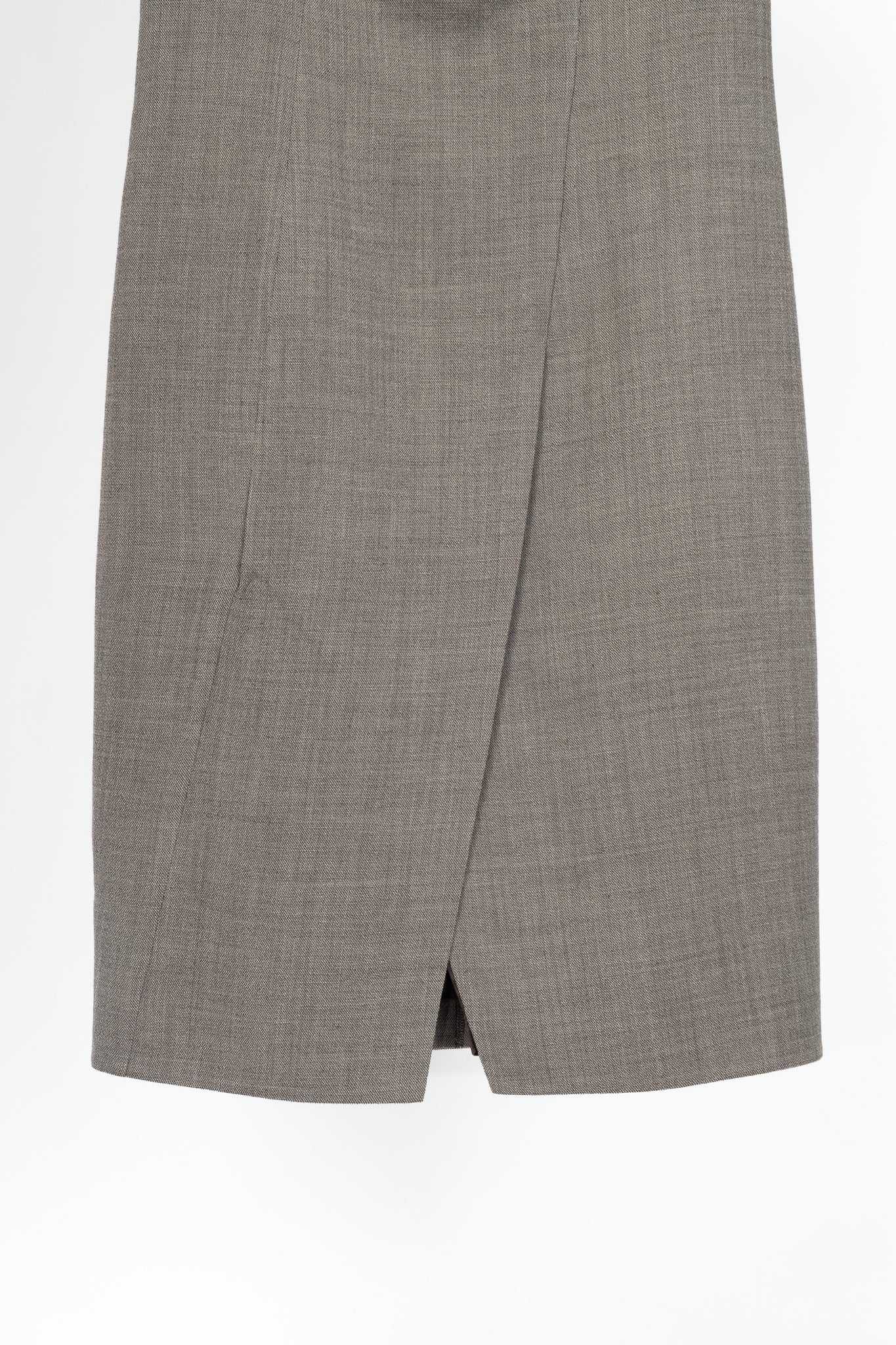 Akris Brown Wool-Blend Asymmetrical Sheath Dress