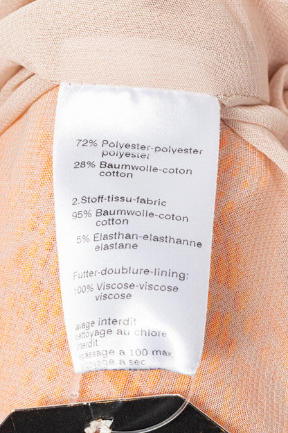 Akris Punto Electric Orange Pebble Cotton Taffeta Zip Flared Dress