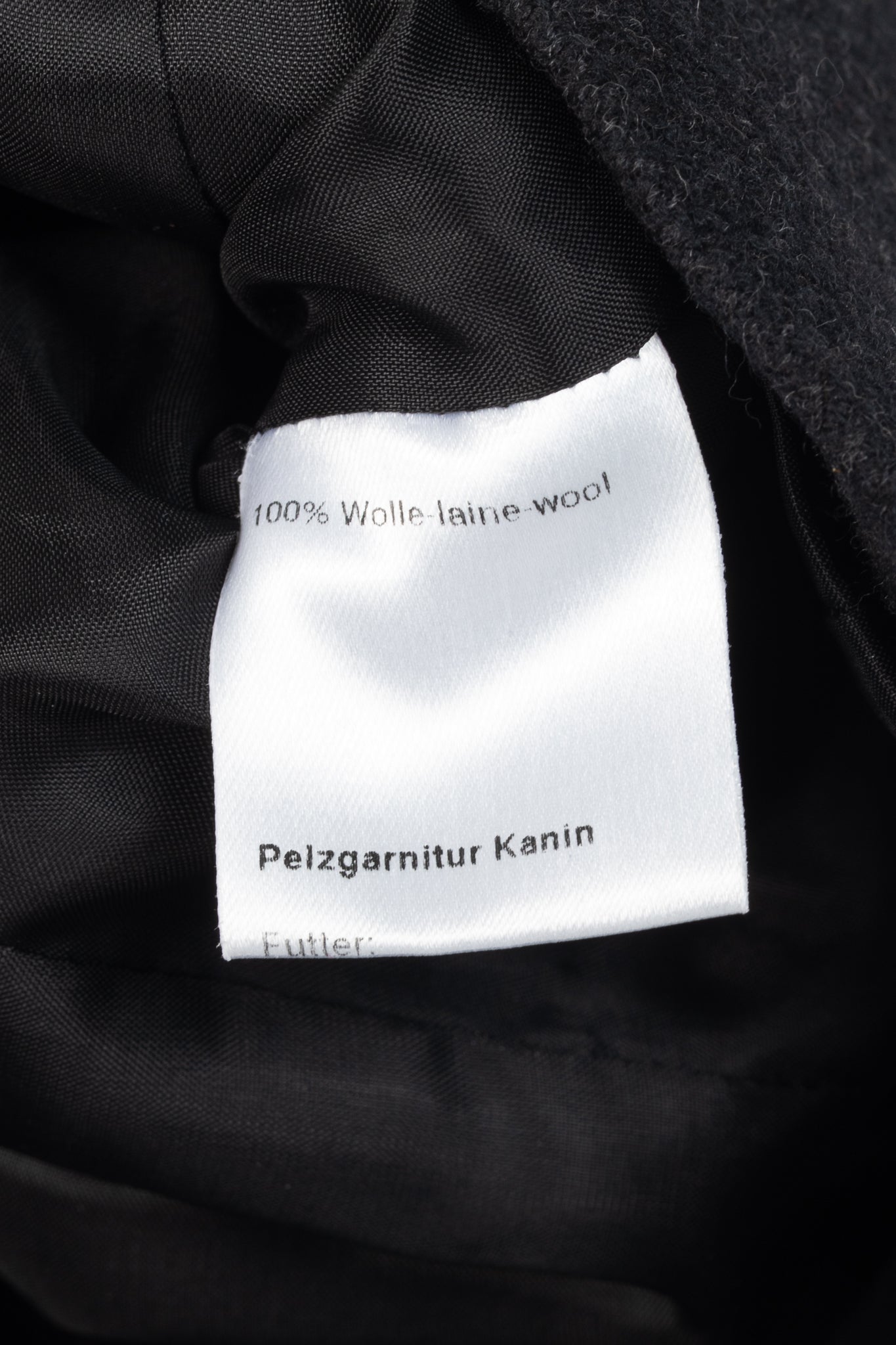 Akris Punto Charcoal Wool Herringbone-Flannel Fur-Collar Jacket