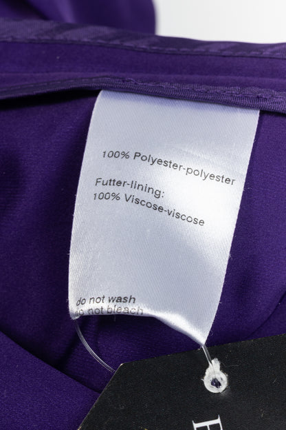 Akris Punto Purple Taffeta Belted Trench Coat