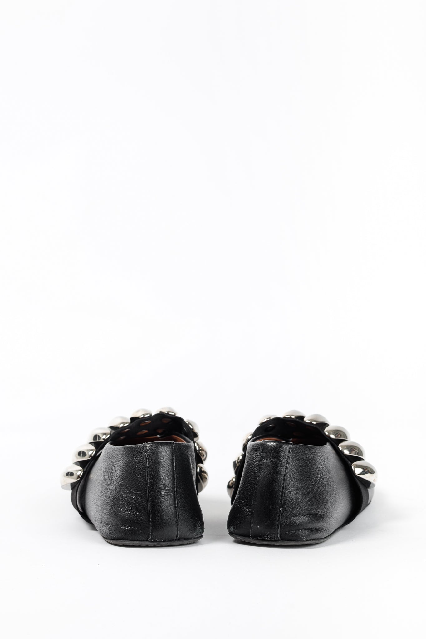 Alaia Noir Lambskin Mary-Jane Ballerina Flats Tribale