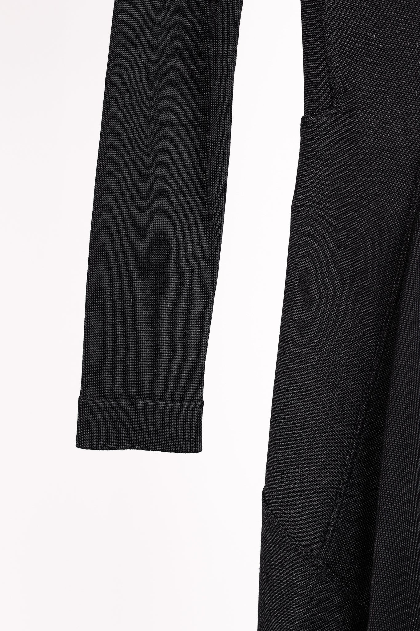 Alaïa Vintage Panelled Black Knit Skater Dress