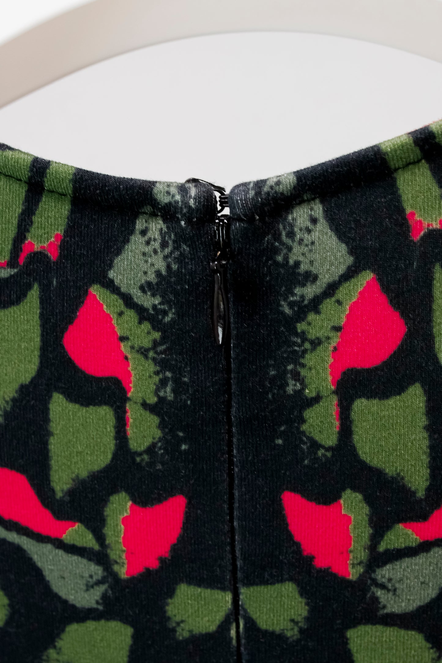 McQ Alexander McQueen SS/13 Butterfly Camouflage Jersey Cap Sleeve Dress