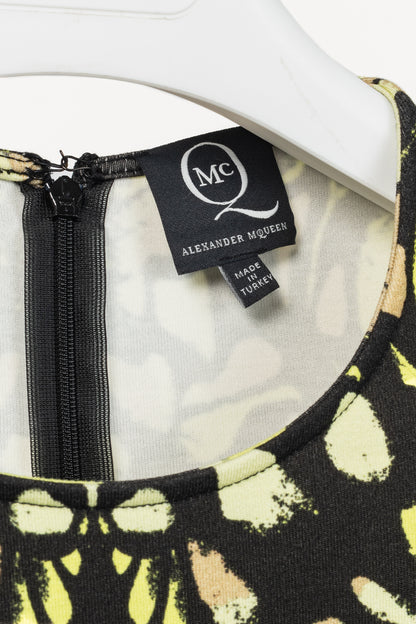 McQ Alexander McQueen Green Camouflage-Print Jersey Bodycon Dress