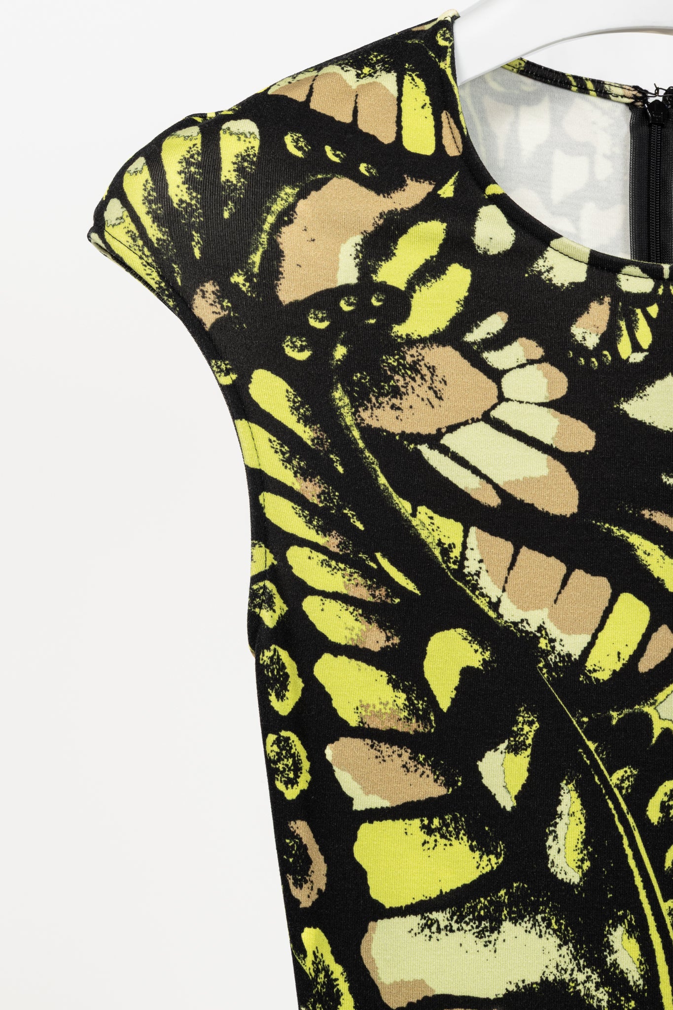 McQ Alexander McQueen Green Camouflage-Print Jersey Bodycon Dress