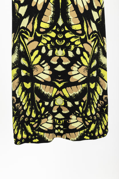 McQ Alexander McQueen Green Camouflage-Print Jersey Bodycon Dress