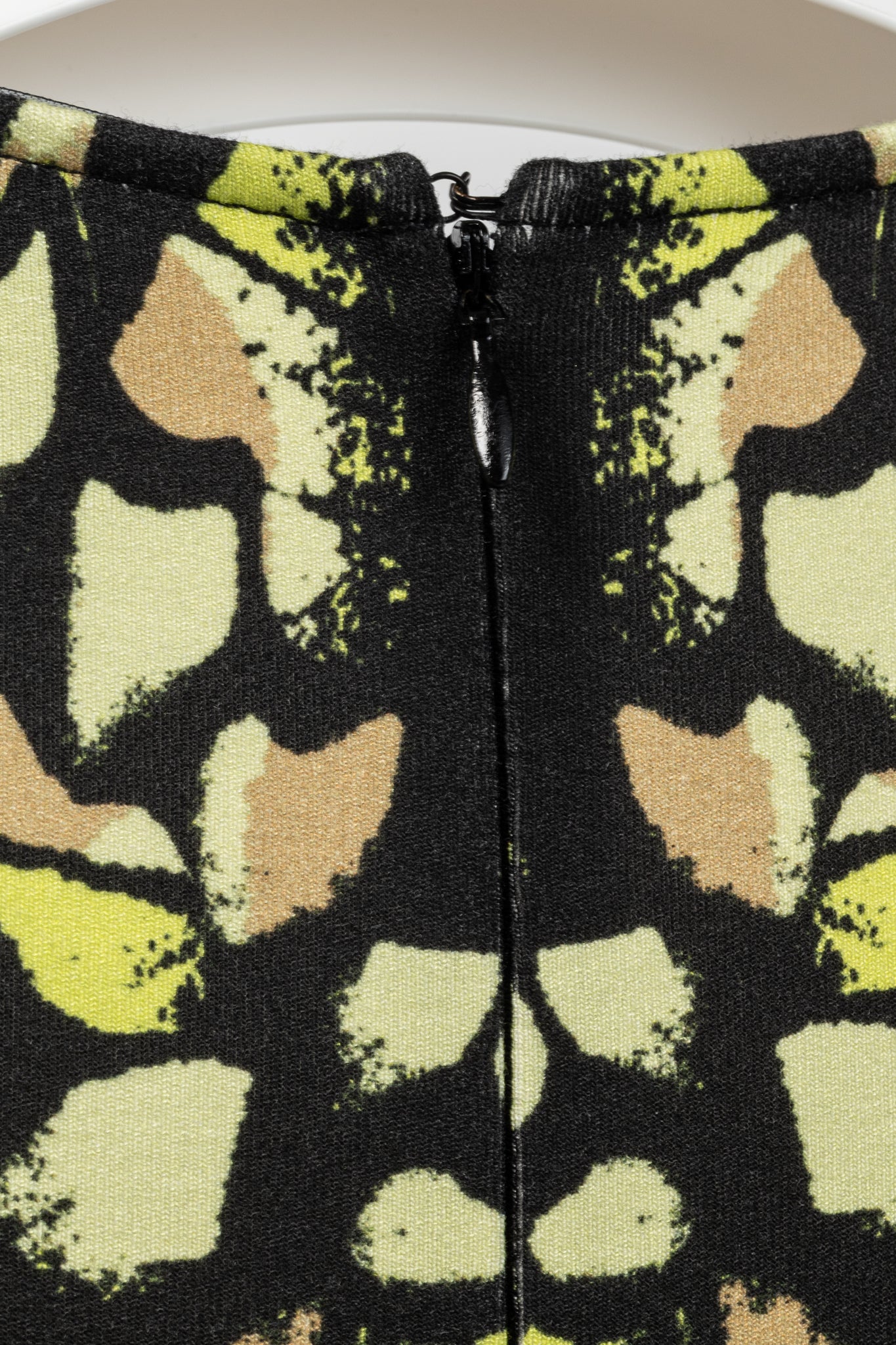 McQ Alexander McQueen Green Camouflage-Print Jersey Bodycon Dress
