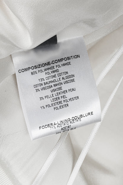 Alexander Mcqueen AW/11 Natural White Tweed Zip-Detail Cap-Sleeve Mini Dress