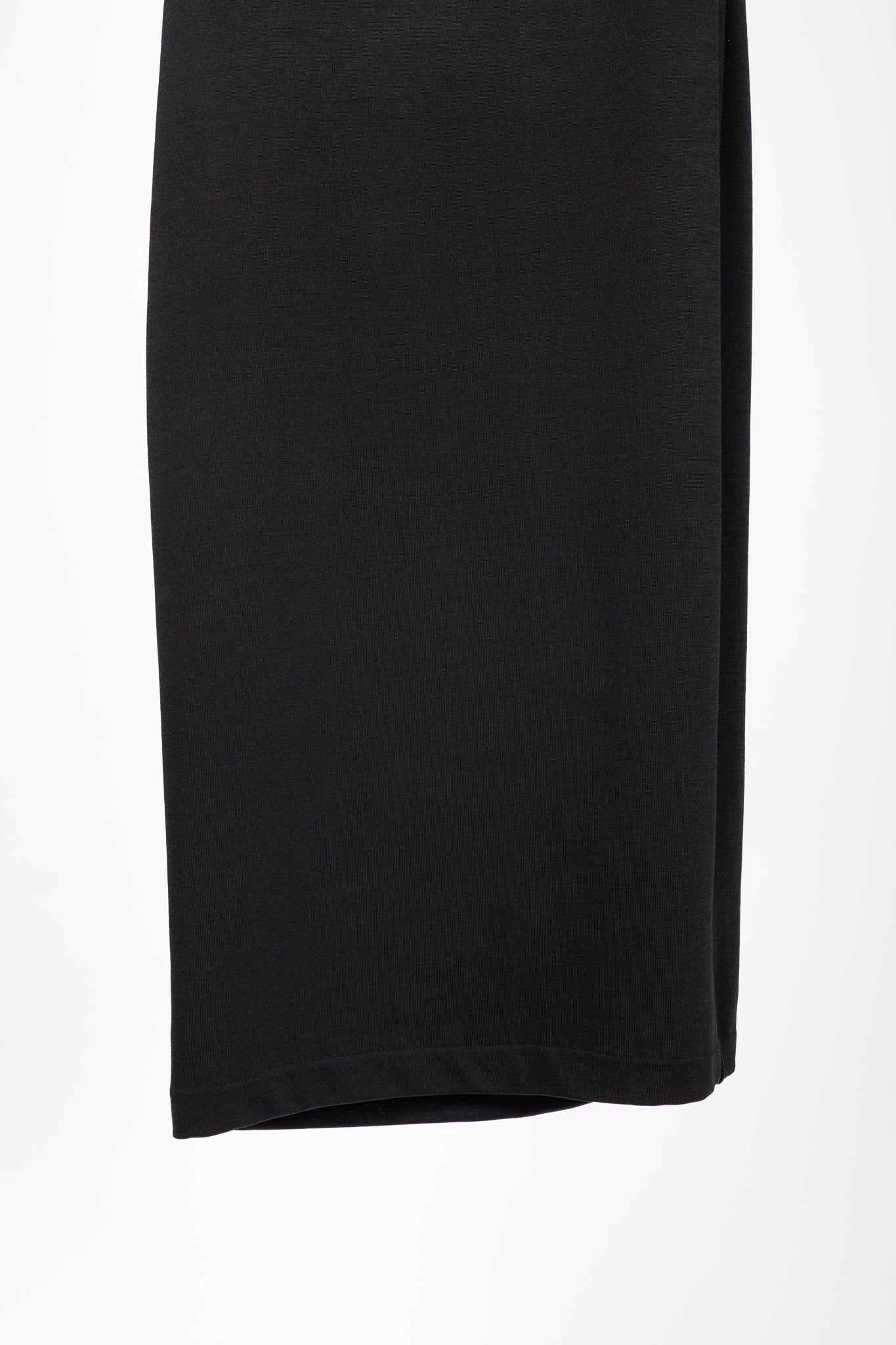 T by Alexander Wang Black Jersey Cowl-Back Midi Dress