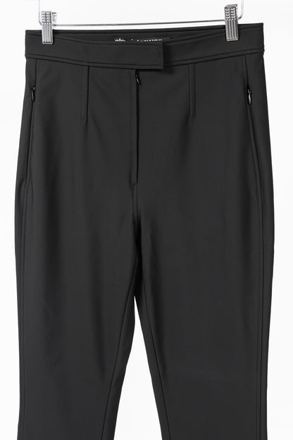 Alexander Wang Black Stretch Zip-Hem Trousers
