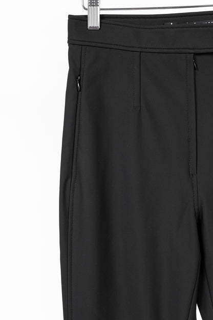 Alexander Wang Black Stretch Zip-Hem Trousers