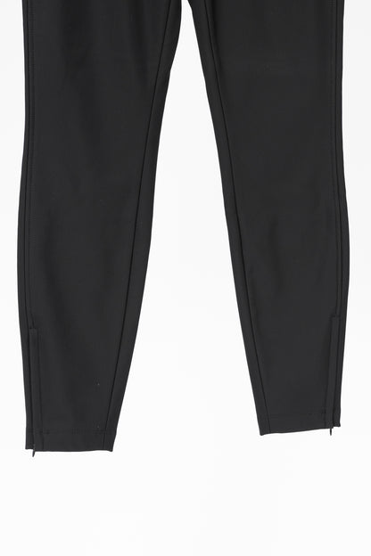 Alexander Wang Black Stretch Zip-Hem Trousers