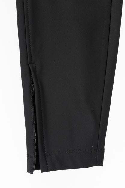 Alexander Wang Black Stretch Zip-Hem Trousers