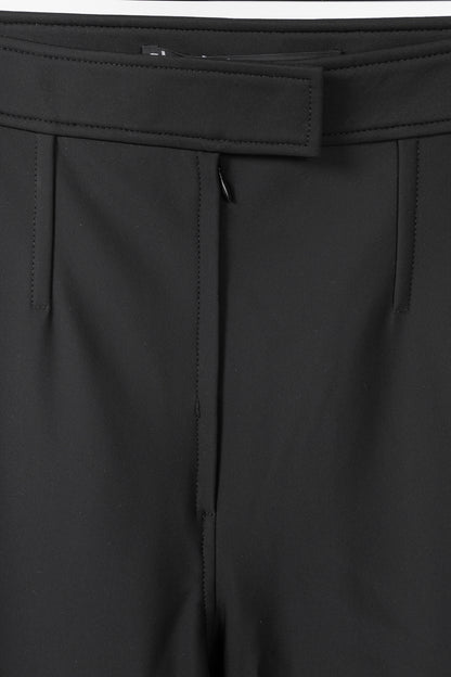 Alexander Wang Black Stretch Zip-Hem Trousers