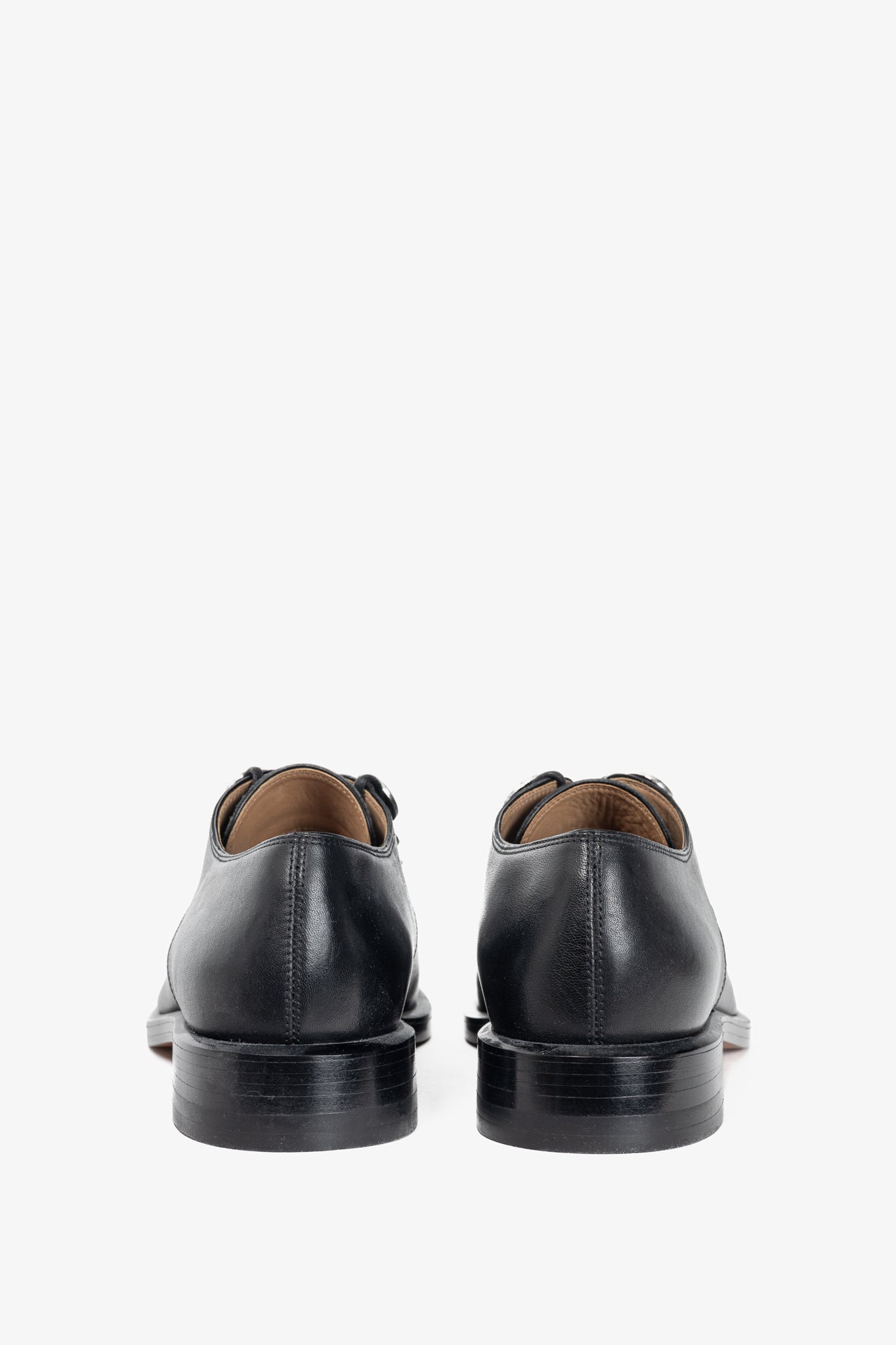 Alexander Wang Matilda Black Leather Button Derbies