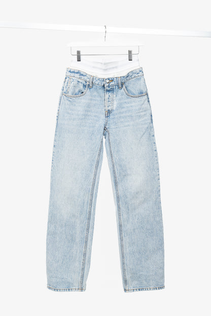 Alexander Wang Pebble Beach Low Rise Straight Jeans