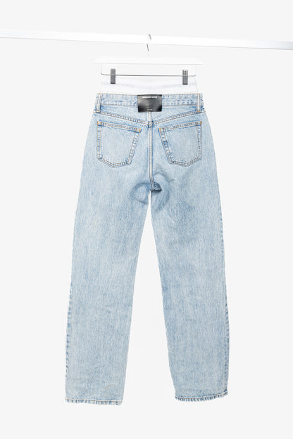 Alexander Wang Pebble Beach Low Rise Straight Jeans
