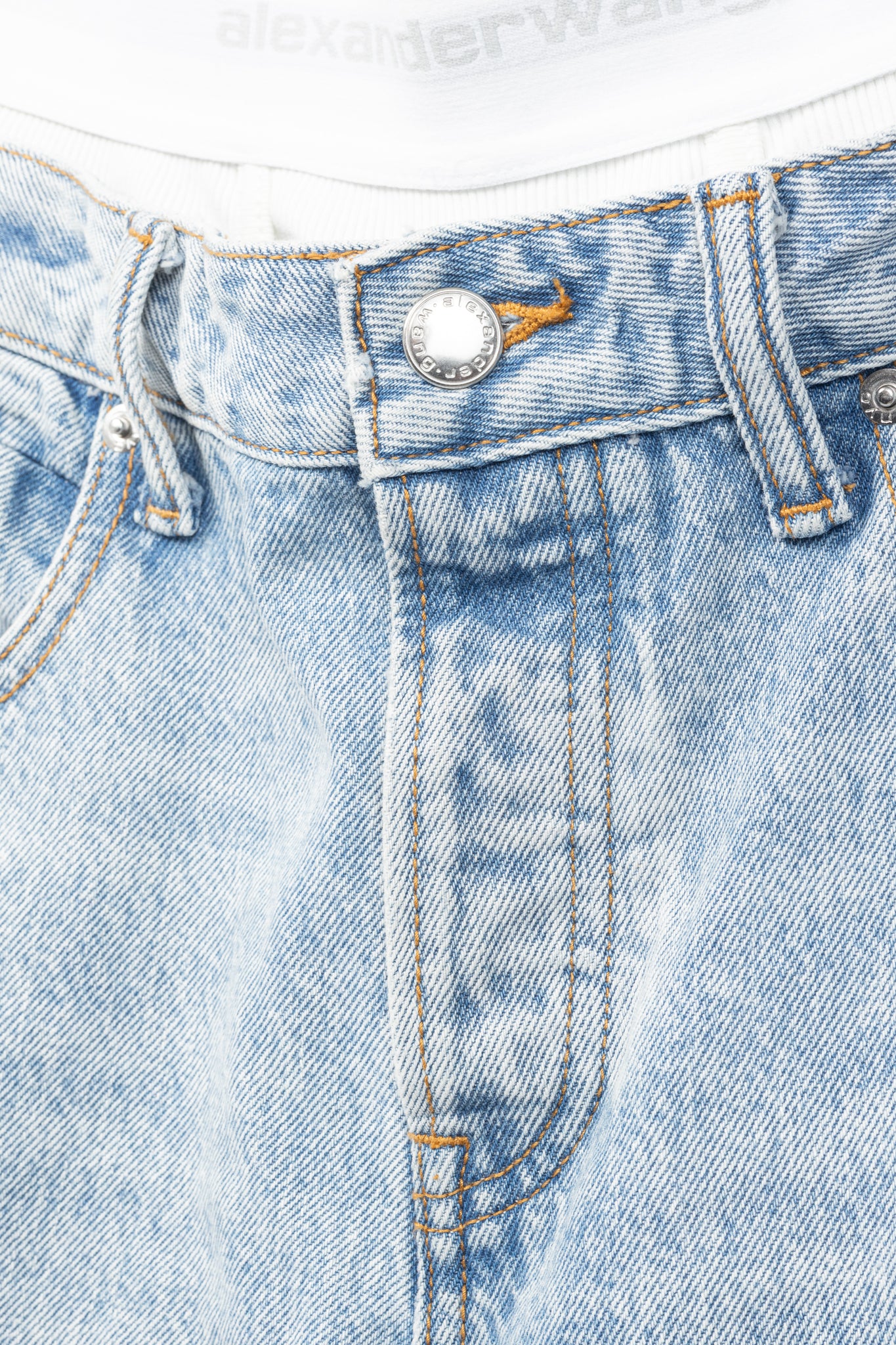 Alexander Wang Pebble Beach Low Rise Straight Jeans