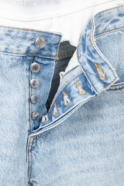 Alexander Wang Pebble Beach Low Rise Straight Jeans