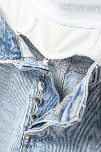 Alexander Wang Pebble Beach Low Rise Straight Jeans