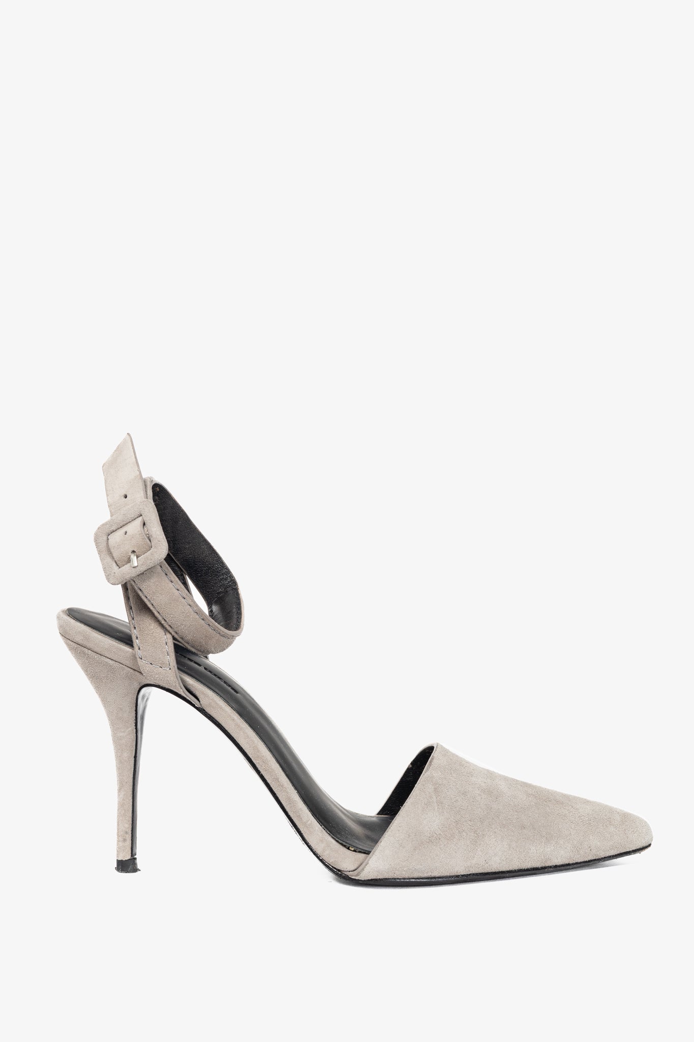 Alexander Wang Lovisa Taupe Suede Pointed-Toe Pumps