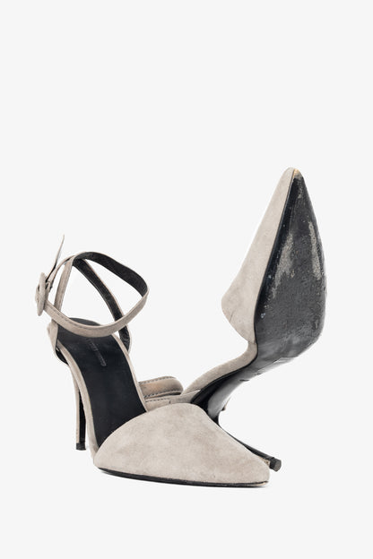 Alexander Wang Lovisa Taupe Suede Pointed-Toe Pumps
