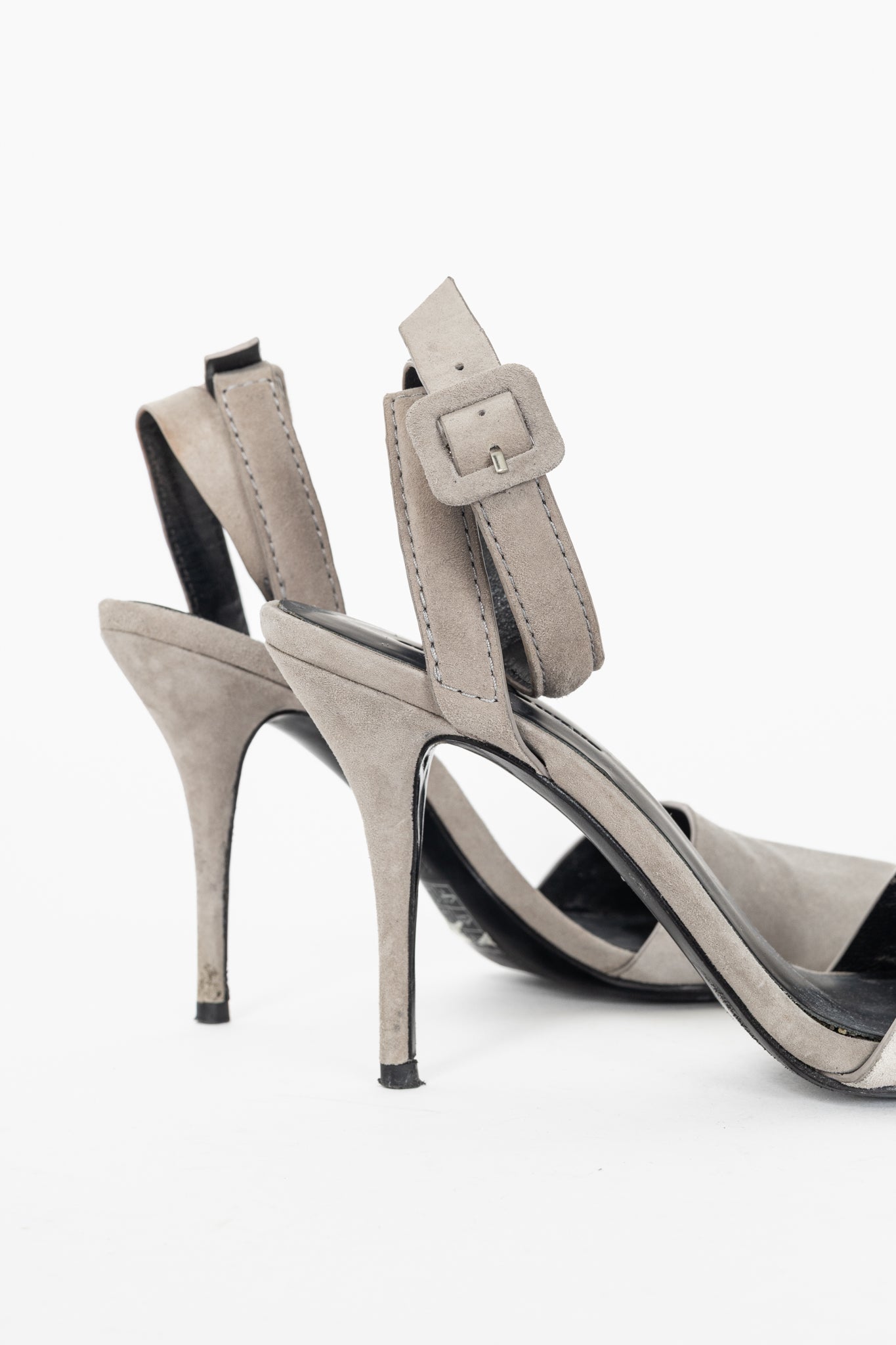 Alexander Wang Lovisa Taupe Suede Pointed-Toe Pumps