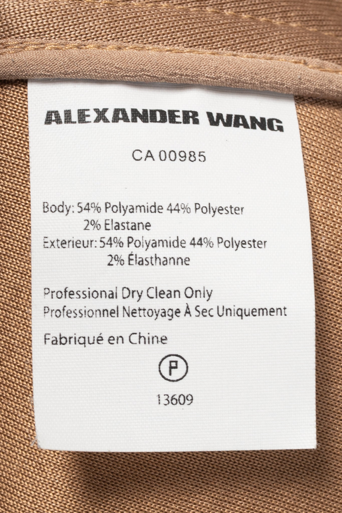 Alexander Wang "Quicksand" Paneled Detail Sleeveless Top