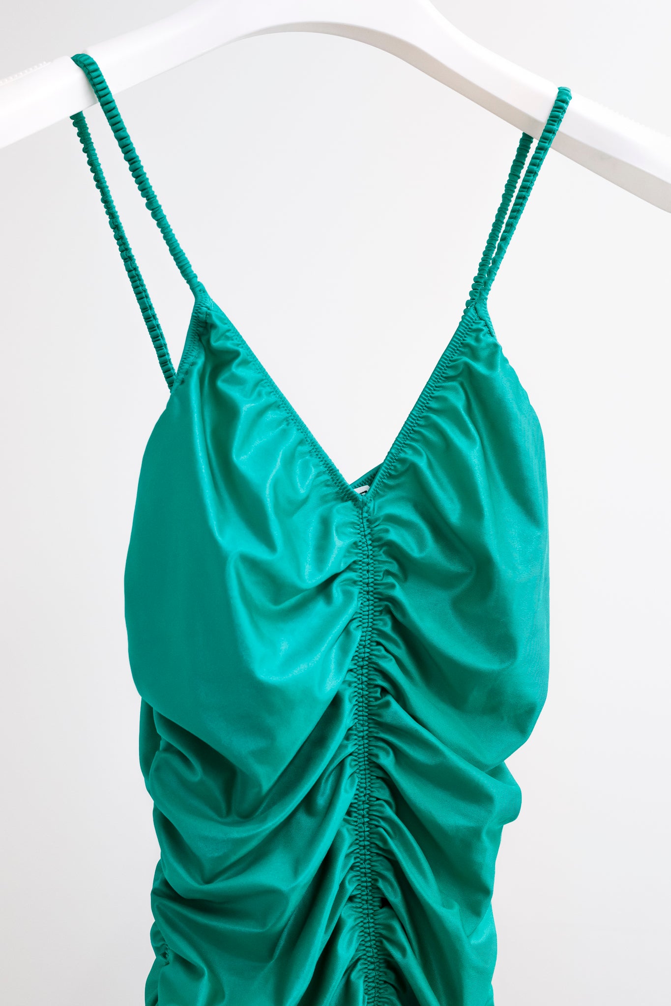 poison ruched dress Alexander Wang Poison Ivy Ruched Cami Slip Dress Blogger Armoire