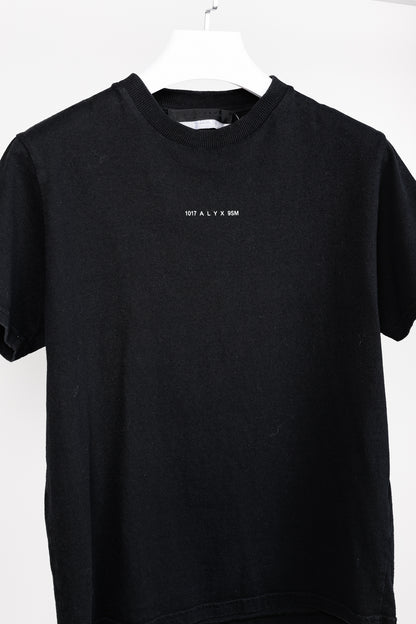 1017 ALYX 9SM AW/20 Black Visual "Reality Systems" Short Sleeve T-Shirt